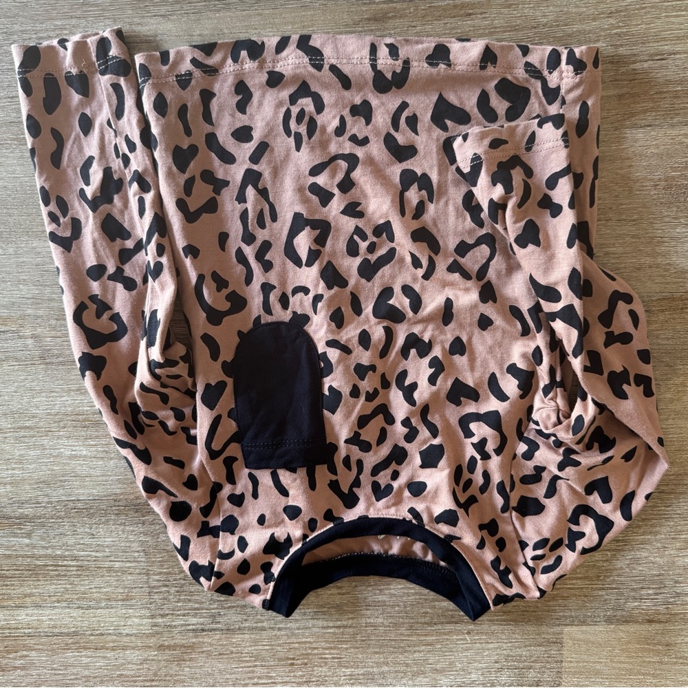 Kyte Baby Leopard Print Bamboo Long Sleeve